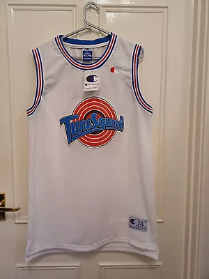 £49.99 • Buy Champion USA Tune Squad Space Jam BUGS 1 Basketball Jersey White NEW XXL
