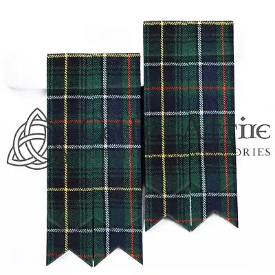 Kilt Flashes - Scottish Tartan Hose Sock Garters Flashes Highland Kilt Flasher • £11.68