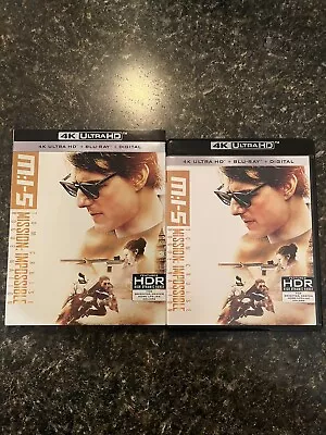 Mission Impossible: Rogue Nation 4K Ultra HD + Blu-ray W/Rare OOP Slipcover! • $9.50