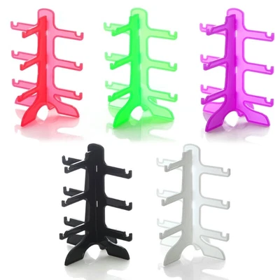 $14 • Buy 3 Pairs Eyeglasses Shelf Plastic Show Stand Sunglasses Display Rack Countertop