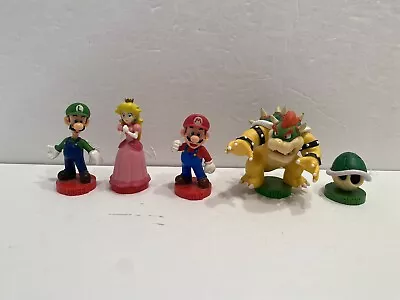 Super Mario Chess Mario Luigi Bowser & Peach Replacement Pieces Cake Toppers • $14.25