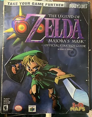 Legend Of Zelda Major'a Mask - Brady Games Guide No Poster • $30