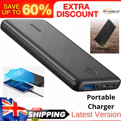 $69.74 • Buy Anker Portable Charger, Powercore Slim 10000 Power Bank, 10000Mah Battery Pack,