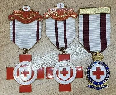 Red Cross Medals First Aid Nursing 3 Years Service Gaunt D. Mc Murray 022803 • £25