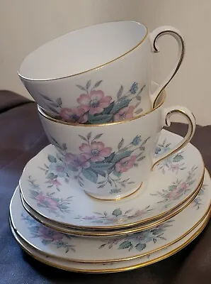 Vintage Colclough Bone China Coppelia Tea CupSaucer Side Plate Trio( Set Of 3) • £10.90