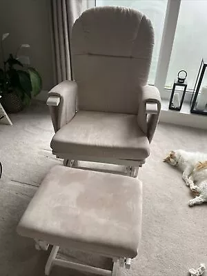 £75 • Buy * Reclining Nursing Maternity Chair With Footstool -  Mothercare Rocking Chair *