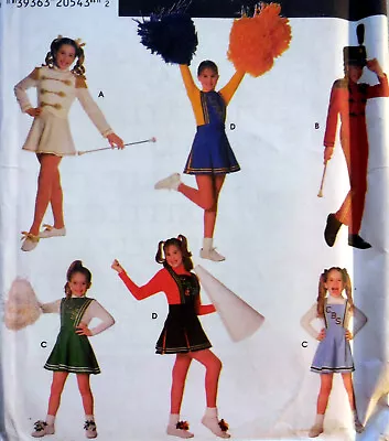 Simplicity 7739 Sew Pattern Costume Girl Cheerleader Majorette Uniform 12-14 Uc • $9.29