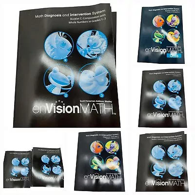 EnVision Math Grade K-3 Teacher Edition Resource Package 6 Books Homeschooling  • $33.94