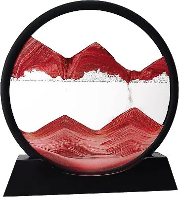 1/2PK 3D Sand Moving Sand Frame Art Picture Glass Scene Dynamic Display Flowing • $18.99