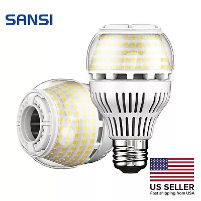 27W 2 Pack LED Light Bulb 250W Equivalent 4000lm A21 5000K Daylight Ceramic Lamp • $23.61