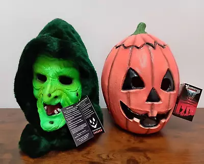 Trick Or Treat Studios Pumpkin & Witch Mask Halloween III Movie Prop Replica Lot • $60