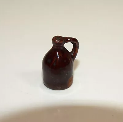 Vintage Miniature BROWN WHISKEY JUG Dollhouse • $10