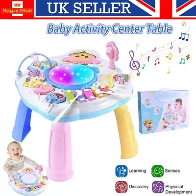 Baby Activity Center Table Toddler Early Education Musical Toy For Kids Learning • £17.90