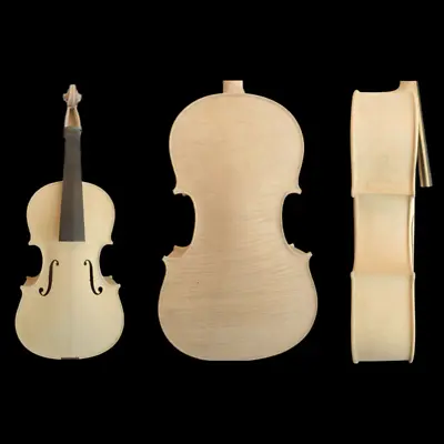 Hand Made Unfinished Big 5 String Viola 17 7/8  (455mm)flamed Maple Back #12994 • $799