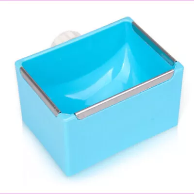 Square Rabbit Bowl Plastic Square Pet Feeding Bowl Plastic Feeding Device Pet • £9.35