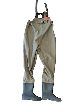 White River Fly Shop Three Forks Lug Sole Chest Waders Mens Size 12 Fishing • $39.99