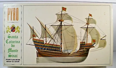 Vintage Pyro Portuguese Man-o-war Ship Santa Catarina Do Monte Sinai Model Kit • $59.95