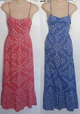 Womens AEROPOSTALE Bandana Print Maxi Dress Size S NWT #5009 • $10