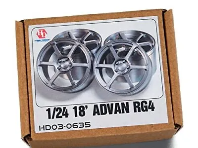Hobby Design 1/24 18 Inch Advan Rg4 Wheel Set Hd03-0635 Hd030635 • $68.46