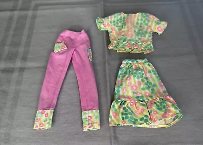 Vintage Barbie Color Magic Mix 'n Matchers Pant Skirt And Blouse - EUC • $22.99