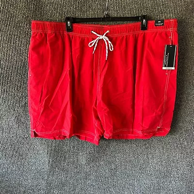 Roundtree & Yorke Swim Trunks Mens 4XB 4XLB Red Swimming Board Shorts Big Man  • $6.80