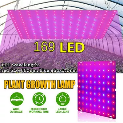 LED Grow Light For Indoor Plant Veg Flower Hydroponic Full Spectrum Lamp Panel • $15.98