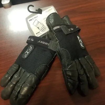 SWANY FXC-1 Pro-(v) II Spring Leather Winter Ski Gloves Men's Medium Black New   • $25