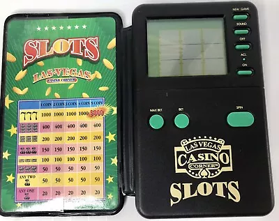 Micro Games Las Vegas Casino Corner Slots Electronic LCD Hand Held Travel Game • $9