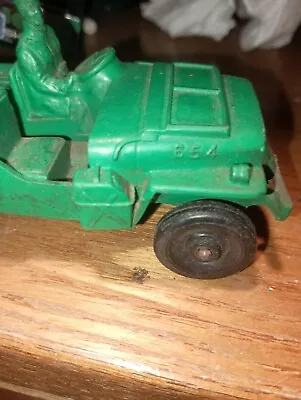 Vintage Green Army Jeep Made In USA Toy Military Willie • $10.99