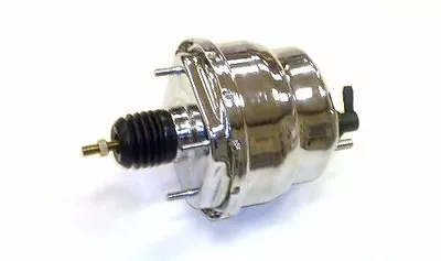 7  Dual Chrome Street Rod Power Brake Booster Universal Ford Chevy NEW • $69.87