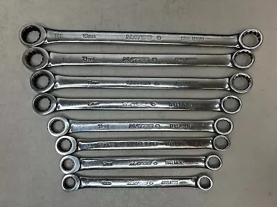 Matco 8Pc Metric Long Double Box Ratchet Wrench Set 11-19 GRBLM Chrome • $159.95