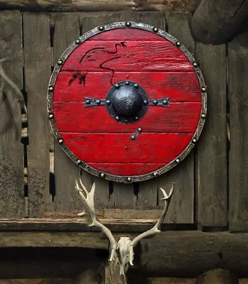 Medieval Ragnar Lothbrok Authentic Battleworn Viking Shield • £94.80