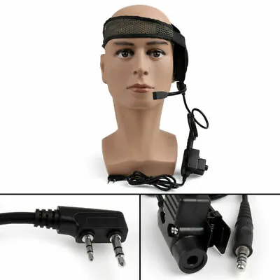 1x HD01 Z Tactical Bowman Elite II U94PT Headset For Kenwood Radio Walkie- RA • £22.78