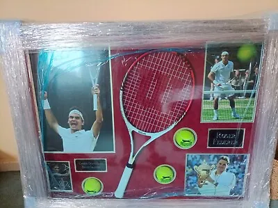 £350 • Buy Roger Federer Signed Ltd Edition Framed Picture Memorabilia. Frame 39 X 31 Ins.