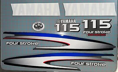 Yamaha 115hp Four Stroke Outboard Set Decal / Stickers • $80