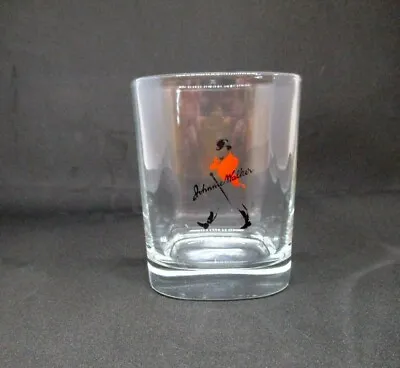 Johnnie Walker Red Label Scotch Whiskey Square Round Spirit Glass Collectable • $10