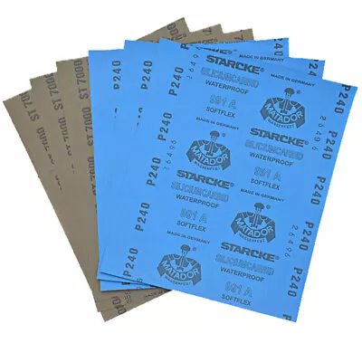 $1.10 • Buy Wet Dry Sandpaper 120-10000 Grit Abrasive Sanding Paper Sheets Waterproof Mixed