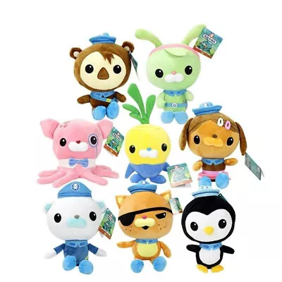 The Octonauts Octo Crew Pack Barnacles Kwazii Peso Stuffed Plush Doll Toy NEW AU • $19.88