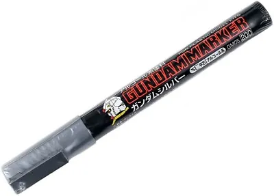 Mr.Hobby Gunze Gundam Marker Pen Painter GM05 Silver Metallic Paint Color Bandai • £7.08