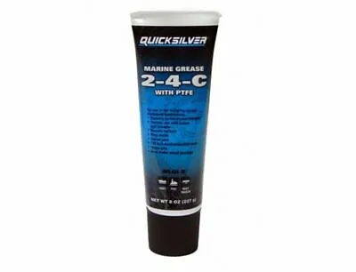 Quicksilver 24C MARINE GREASE TUBE Universal Multi Purpose Lubricant With Teflon • $22.37