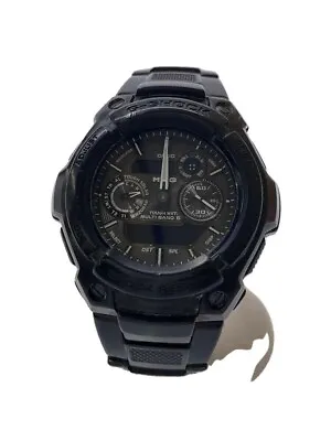CASIO G-SHOCK MTG-1500B-1A1JF Black Stainless Steel Solar Digital Analog Watch • $136