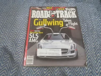 July 2010 Road & Track Magazine Gullwing Takes Flight Mercedes Benz Sls Amg  • $4.99