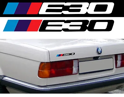 LOGO E30 FOR BMW MOTORSPORT RACING 18cm STICKER STICKER BA227 • $5.30
