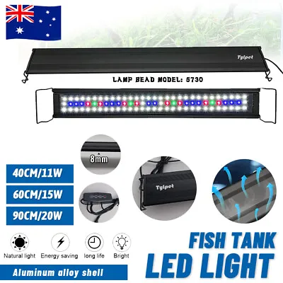 40 -110 CM Aquarium LED Lighting 1ft/2ft/3ft/4ft Marine Aqua Fish Tank Light • $48.99