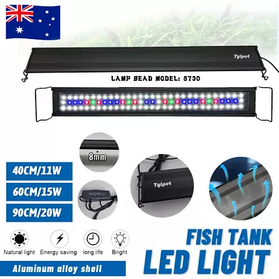 40 -110 CM Aquarium LED Lighting 1ft/2ft/3ft/4ft Marine Aqua Fish Tank Light • $26.99