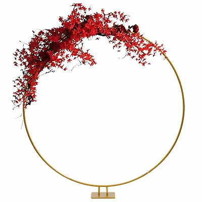 $45 • Buy Ring Metal Wedding Arch Props Background Circle Outdoor Lawn Wedding Flower Door