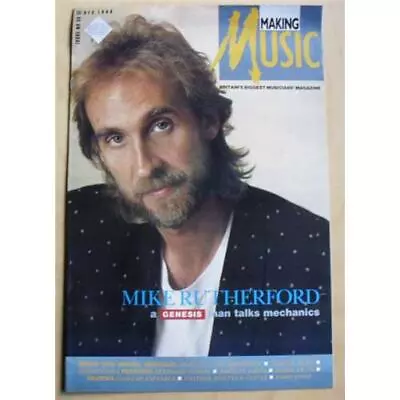 Mike And The Mechanics Making Music Magazine Dec 1988 Mike Rutherford Cover With • £10