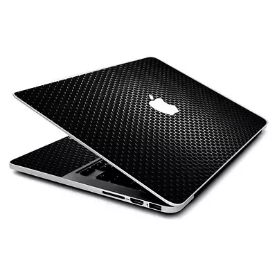 Skin Wrap For MacBook Pro 15 Inch Retina  Black Metal Pattern • $16.98