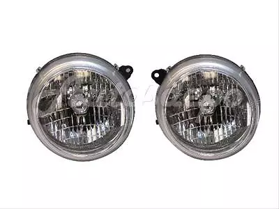 For 02 03 04 Jeep Liberty Limited Headlight W/bulb Chr L+r • $121.63