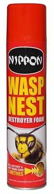 Nippon Wasp Nest Destroyer Foam Killer Spray 300ml • £5.99